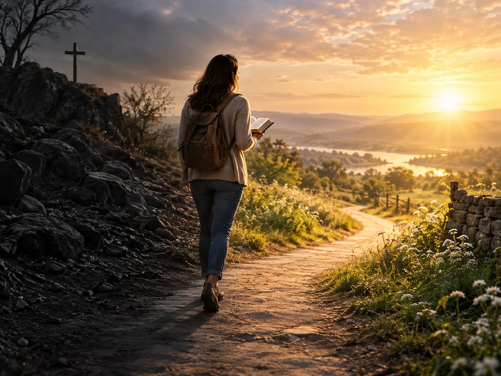 Becoming a Christian begins a new life with God.